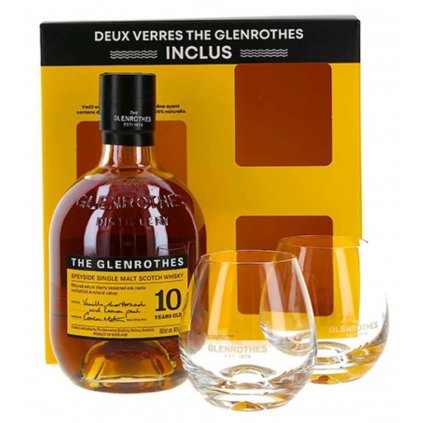 Glenrothes 10yo + 2 skla