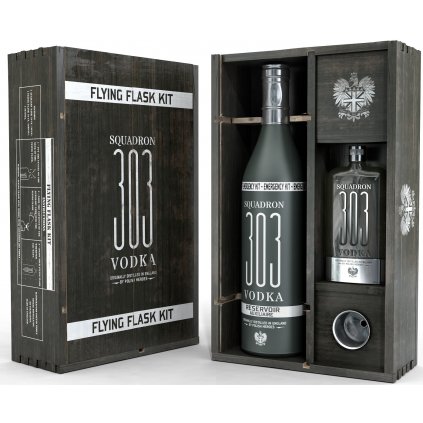 Squadron 303 Vodka FLYING FLASK KIT