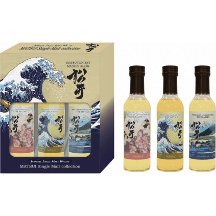 Matsui Japanese whisky 48% 3x0,2l