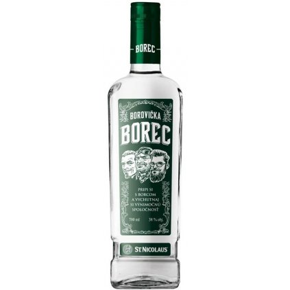 Borovička Borec 38% 0,7l