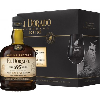 El Dorado 15yo + 2 skla