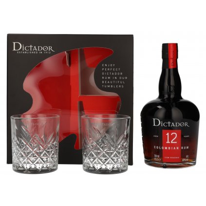 Dictador 12y + 2 skla 40% 0,7l