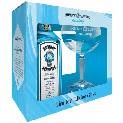 Bombay Sapphire + Balloon Glass 40% 0,7l