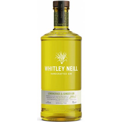Whitley Neill Lemongrass & Ginger Gin 43% 0,7l