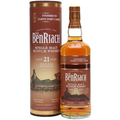 BenRiach 21y Tawny Port Wood Finish 46% 0,7l