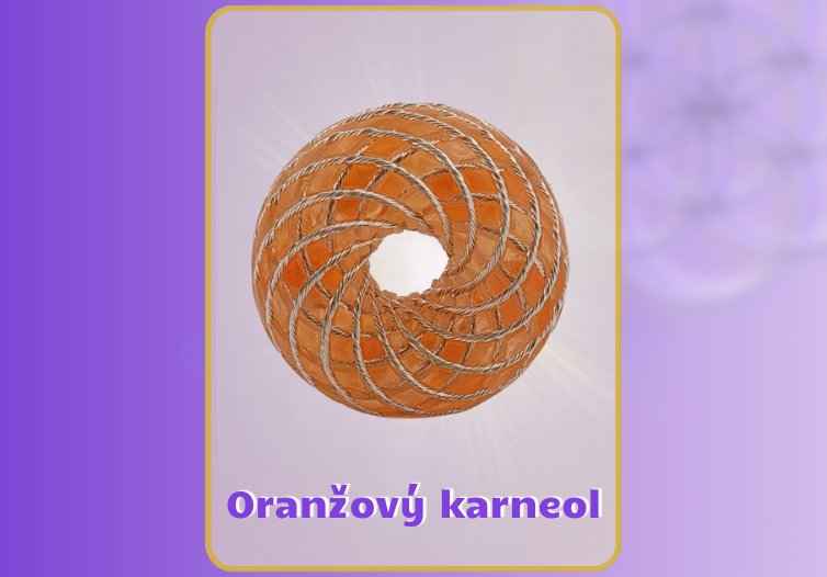 ZDROJ oranžový karneol