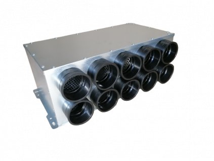 Rozdělovací box přímý 10x90/200 samotěsnící izolovaný