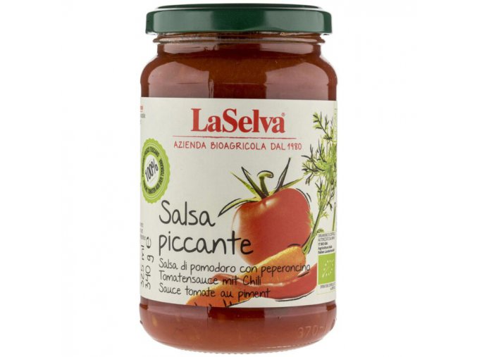 BIO pikantní rajčatová salsa omáčka 340g
