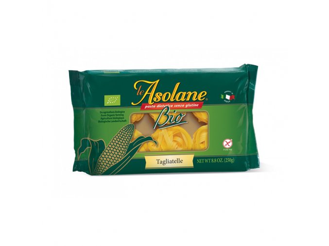 BIO těstoviny kukuřičné tagliatelle 250g LE ASOLANE