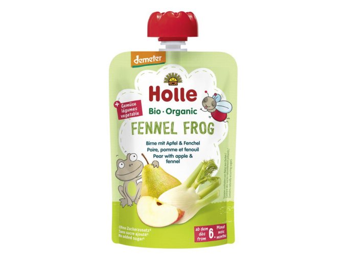BIO příkrm „Fennel Frog“ hruška s jablkem a fenyklem 100g