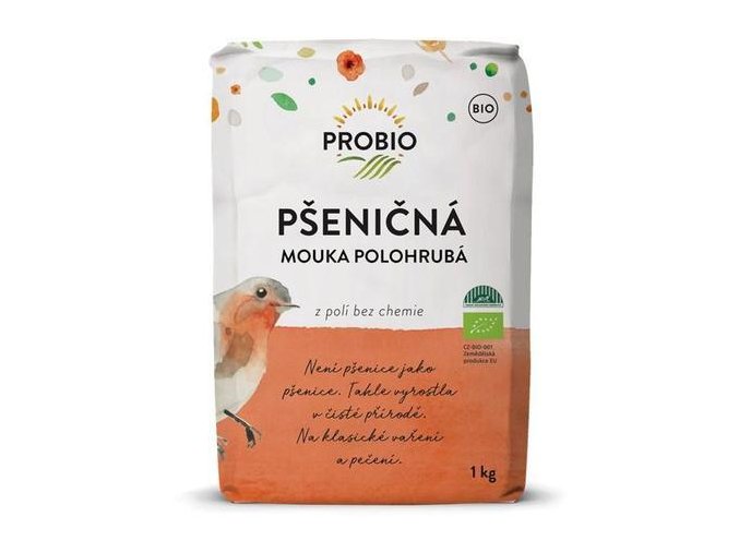 BIO pšeničná mouka polohrubá 1kg