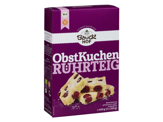 Obstkuchen Rührteig 400 g