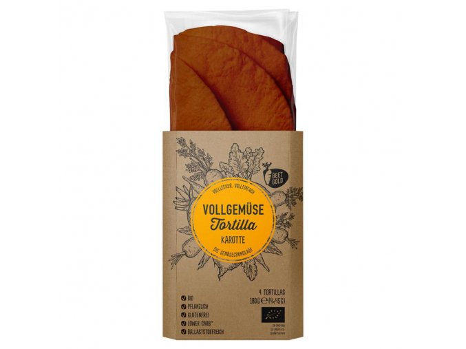 Gemüsetortilla Karotte (4) 180g