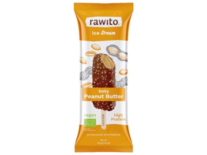 Bio zmrzlina Arašídové máslo 55g