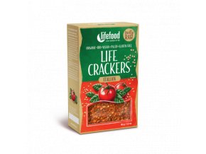 LIFE CRACKERS Italské BIO RAW