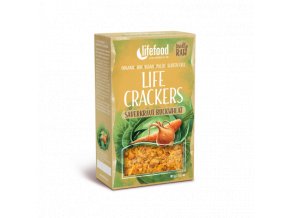 LIFE CRACKERS Zelňáky s kyselým zelím BIO RAW