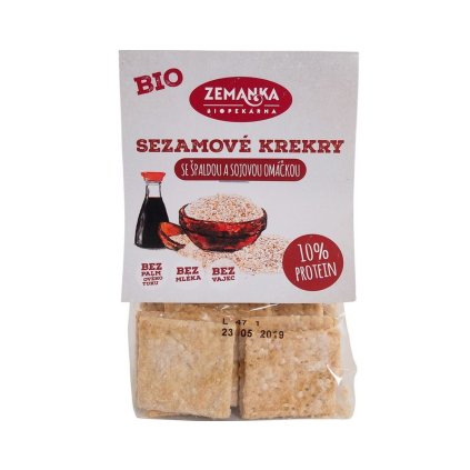 Krekry se sójovou omáčkou bio 100 g