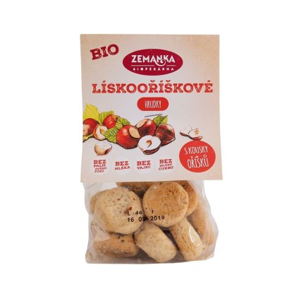Lískooříškové hrudky bio 100g
