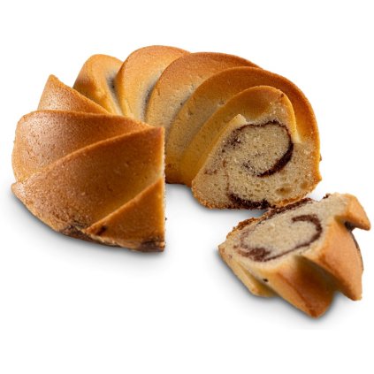 Bábovka bezlaktozová mramorová 2