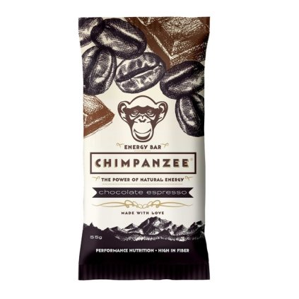 chimpanzee energy bar chocolate espresso 55g