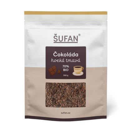 Čokoláda horká tmavá 500g