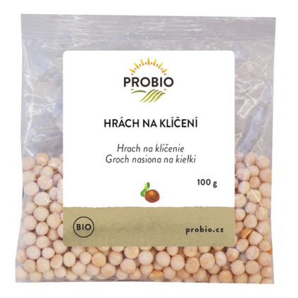 Hrách na klíčení bio 100g