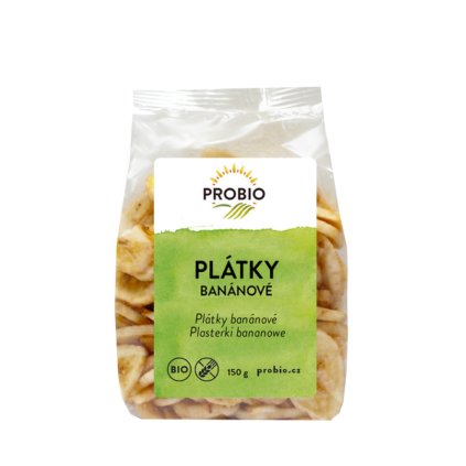 Banánové plátky bio 150g