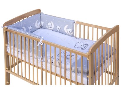 4116 2 povleceni do postylky 6dilne scarlett toro seda 90 x 120 cm