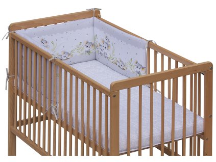 5603 2 mantinel do postylky 4dilny scarlett koala 180 x 30 cm seda