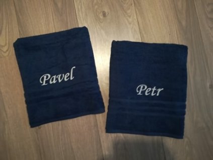 tmave modry comfort froté ručník