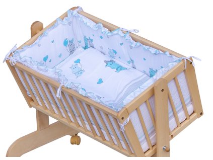 5384 2 souprava do kolebky scarlett pupis modra