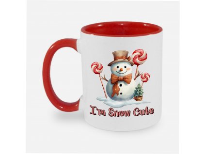 330ml sněhulák I´m snow cute red