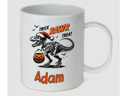T rex halloween orange
