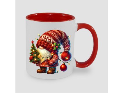 330ml Vánoční skřítek červený II