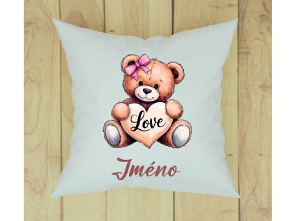 Polštářek Medvídek LOVE