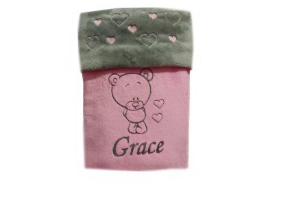 deka pro miminko se jménem medvidek se srdičky srdíčka