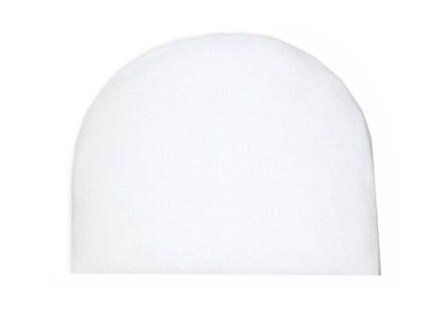 postarek bílý půlkulatý