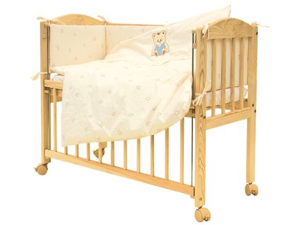 112 2 povleceni do postylky 7dilne scarlett meda do postylky baby 90 x 41 cm bezova