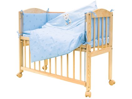 109 2 povleceni do postylky 7dilne scarlett meda do postylky scarlett baby 90 x 41 cm modra