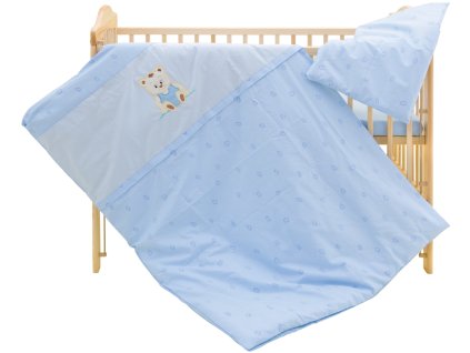 529 1 povleceni do postylky 2dilne scarlett meda modre 100 x 135 cm