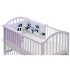 5237 4 mantinel do postylky 4dilny scarlett panda 180 x 30 cm ruzova