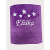 deka fialová Eliška 5 hvězdiček výšivka