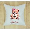 Polštářek Medvídek LOVE