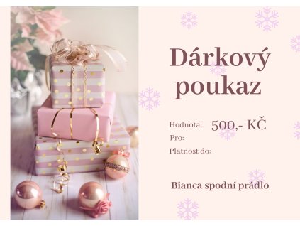 Brown and Black Minimalist Gift Voucher Certificate (Dárkový poukaz) (1)