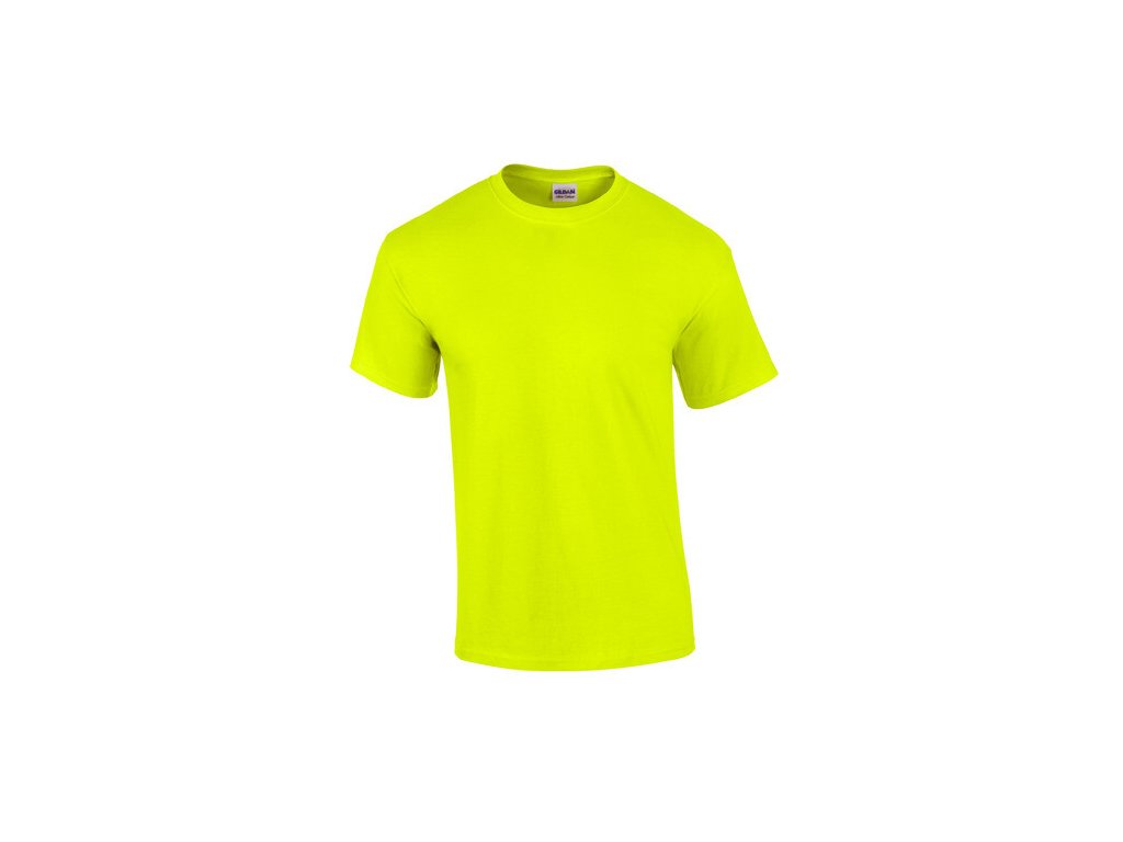 GILDAN 2000 safety green tričko kr.r. reflexní zeleno-žluté vel. S-XXL