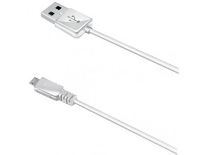 CELLY USB datový kabel MicroUSB 1 m bílý, pro nabíjení a synchornizaci
