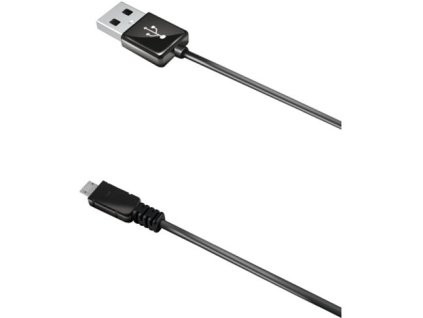 CELLY USB datový kabel MicroUSB 1 m černý, pro nabíjení a synchornizaci