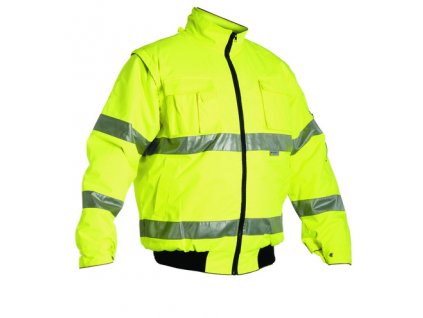 CERVA Clovelly PILOT zateplená reflexní bunda 2v1 Hi-Vis žlutá vel. XS-5XL