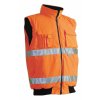 CERVA Clovelly PILOT zateplená reflexní bunda 2v1 Hi-Vis žlutá vel. XS-5XL