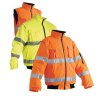 CERVA Clovelly PILOT zateplená reflexní bunda 2v1 Hi-Vis oranžová vel. XS-5XL
